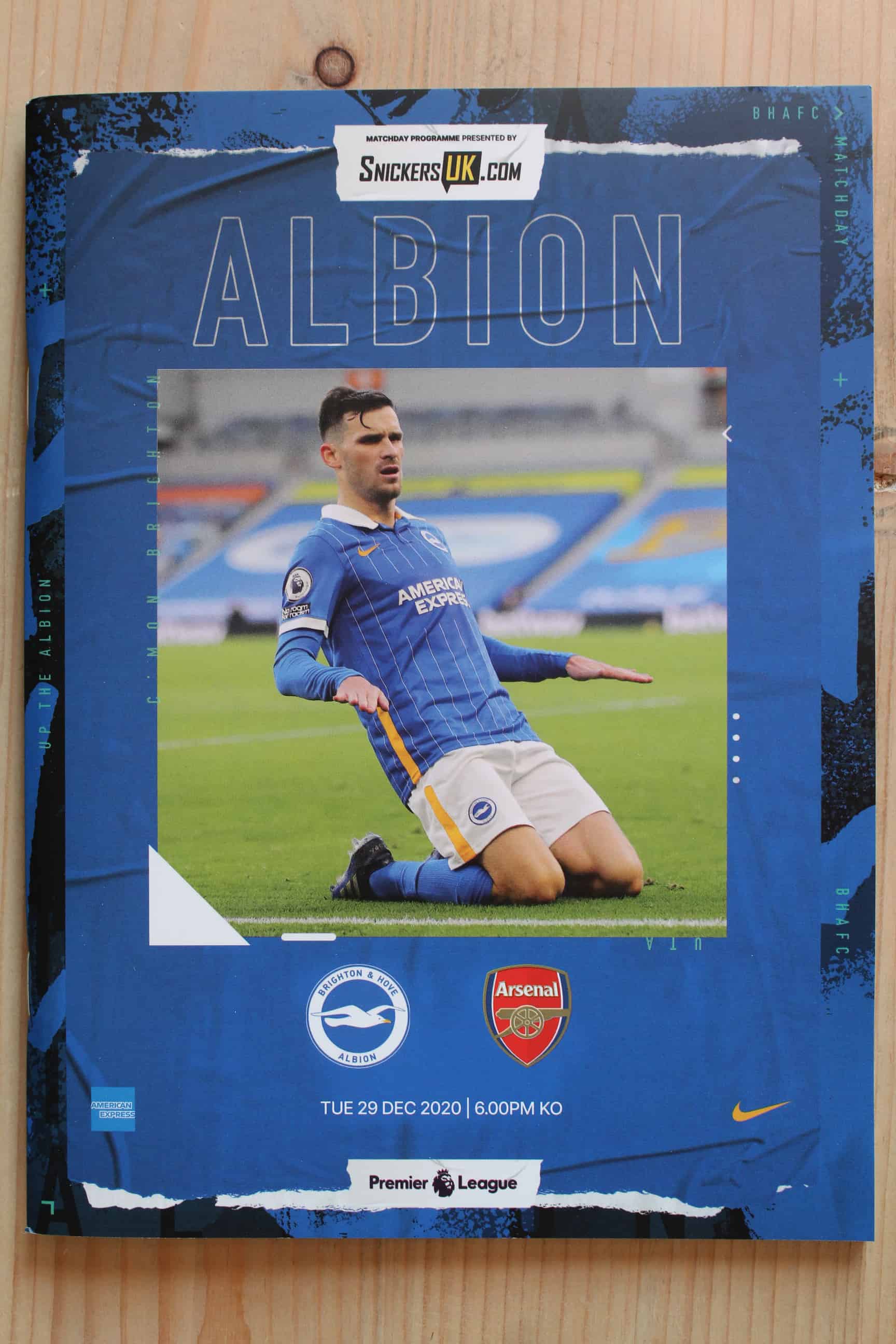 Brighton & Hove Albion FC v Arsenal FC